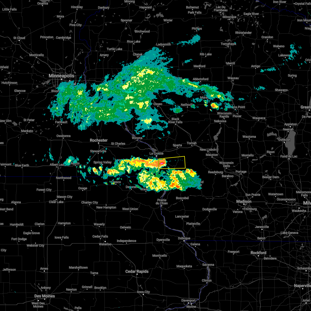 Interactive Hail Maps Hail Map for Cashton, WI