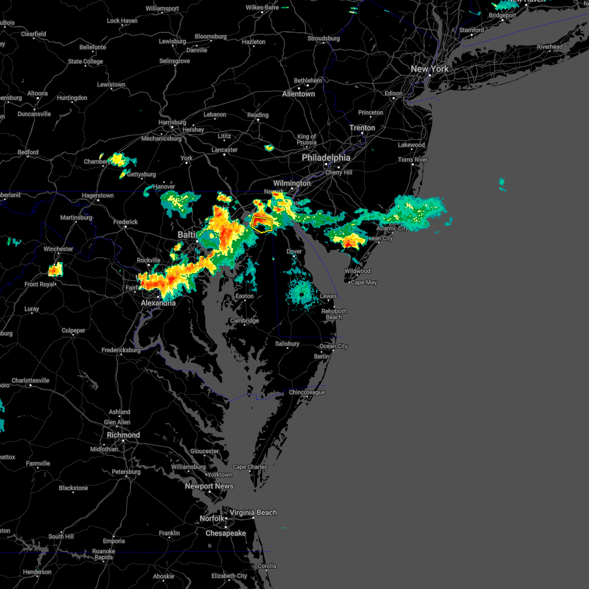 Interactive Hail Maps Hail Map for Cecilton, MD