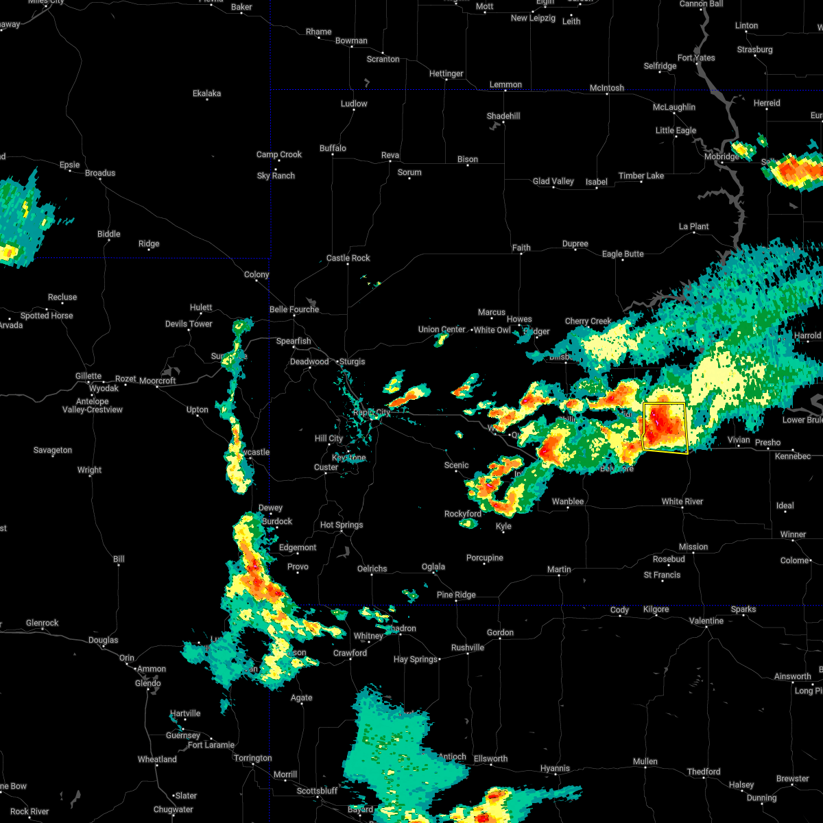Interactive Hail Maps Hail Map for Murdo, SD