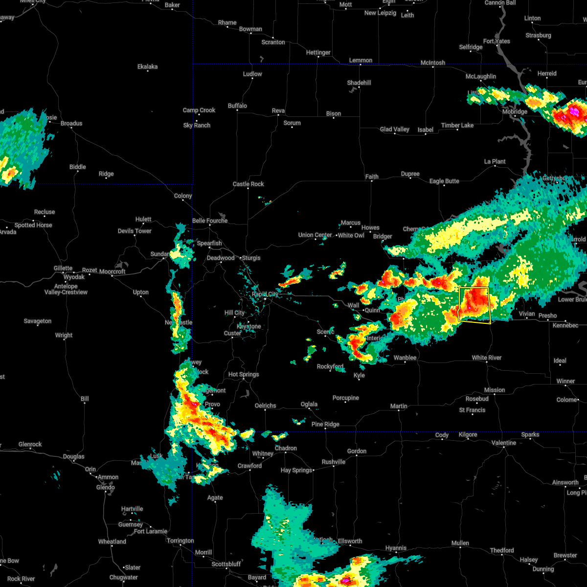 Interactive Hail Maps Hail Map for Murdo, SD