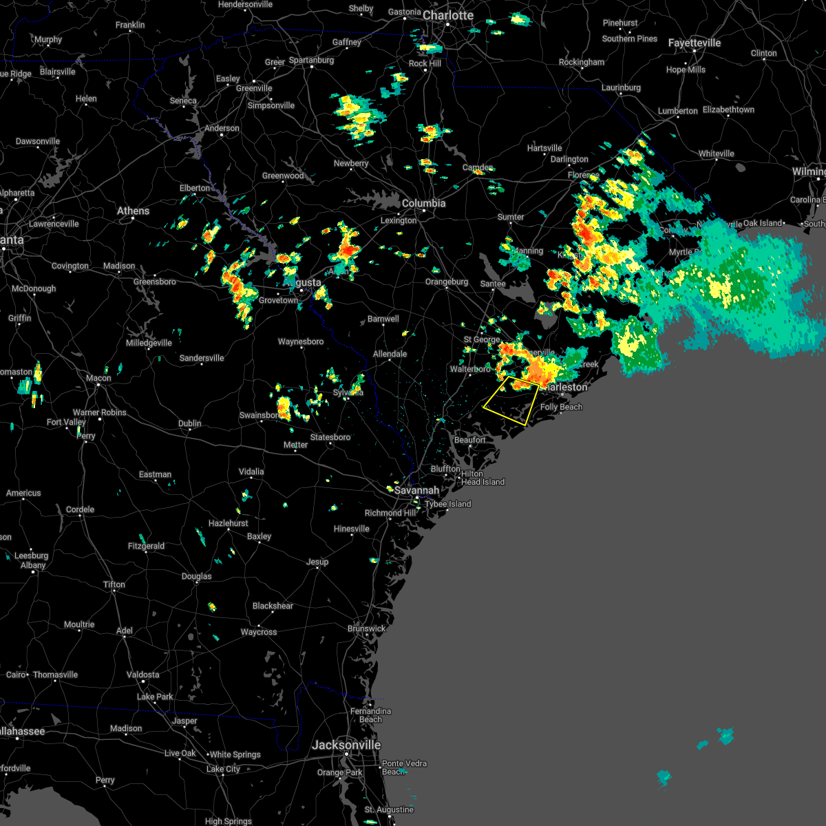 Interactive Hail Maps Hail Map for Ravenel, SC