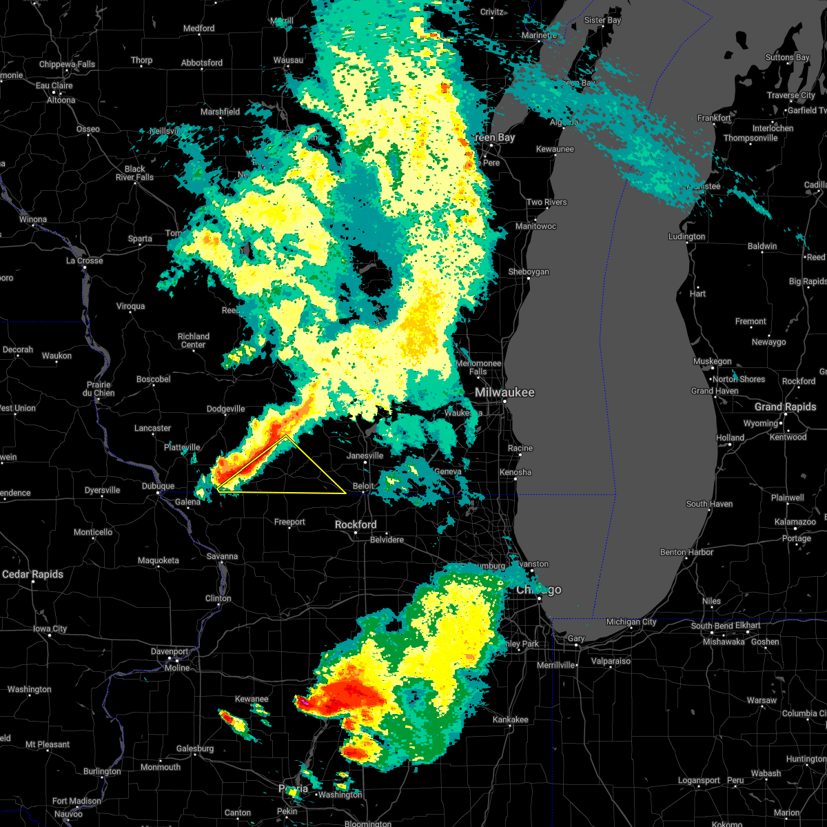 Interactive Hail Maps Hail Map for New Glarus, WI