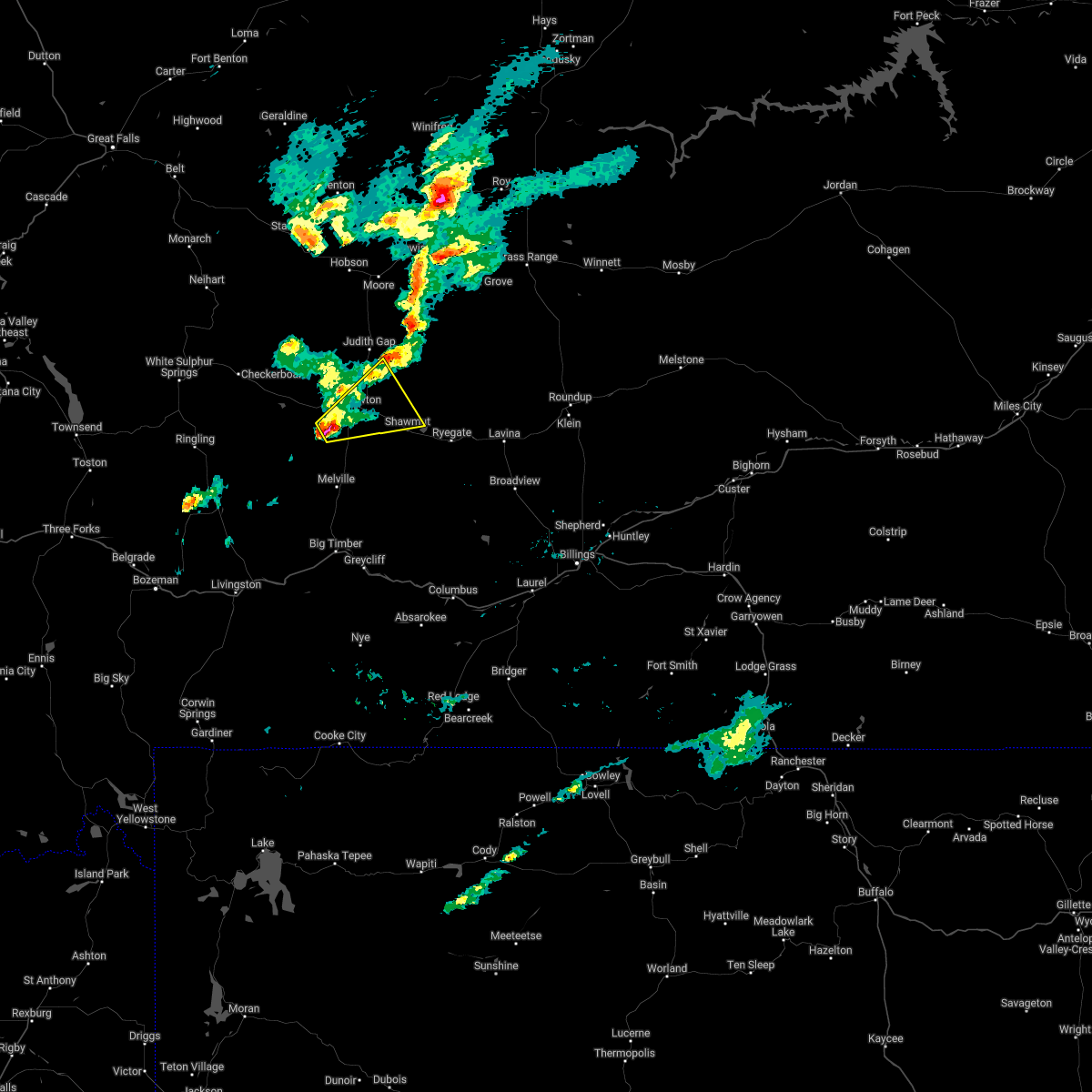Interactive Hail Maps Hail Map for Harlowton, MT