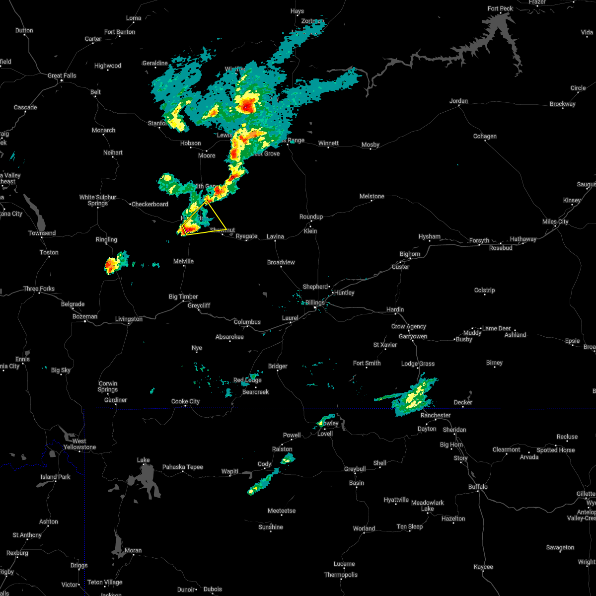 Interactive Hail Maps Hail Map for Harlowton, MT