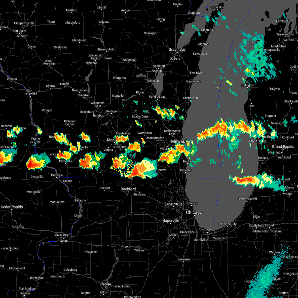 Interactive Hail Maps Hail Map for Orfordville, WI
