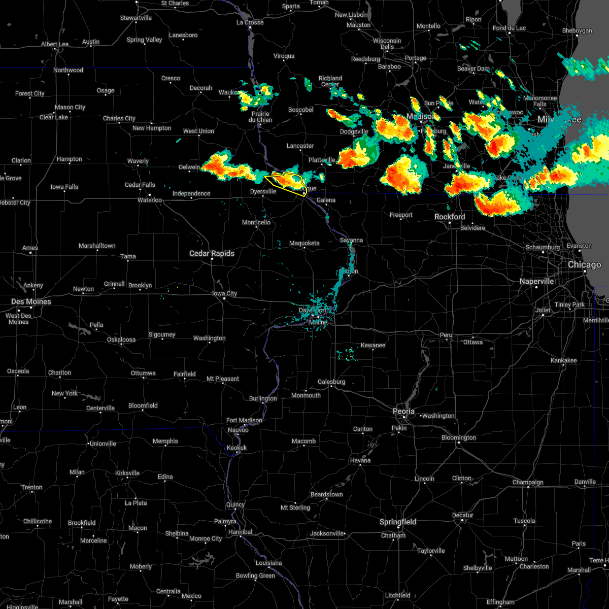 Interactive Hail Maps Hail Map for Sherrill, IA