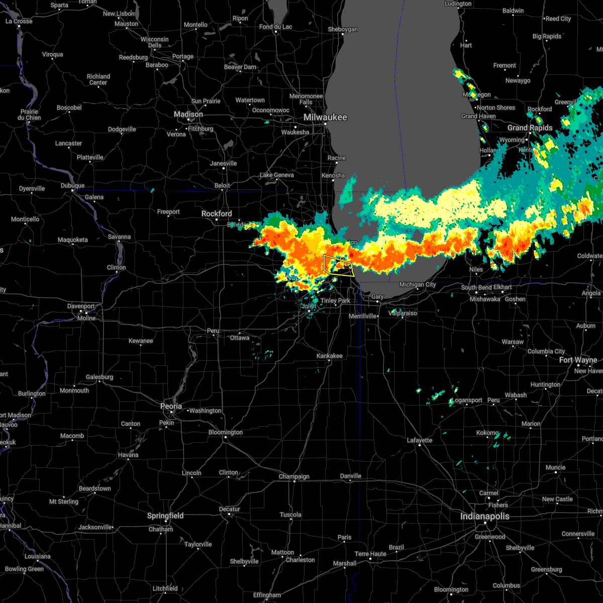 Interactive Hail Maps Hail Map for Chicago, IL