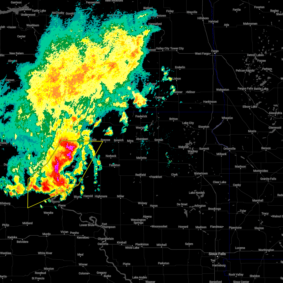 Interactive Hail Maps Hail Map for Bowdle, SD