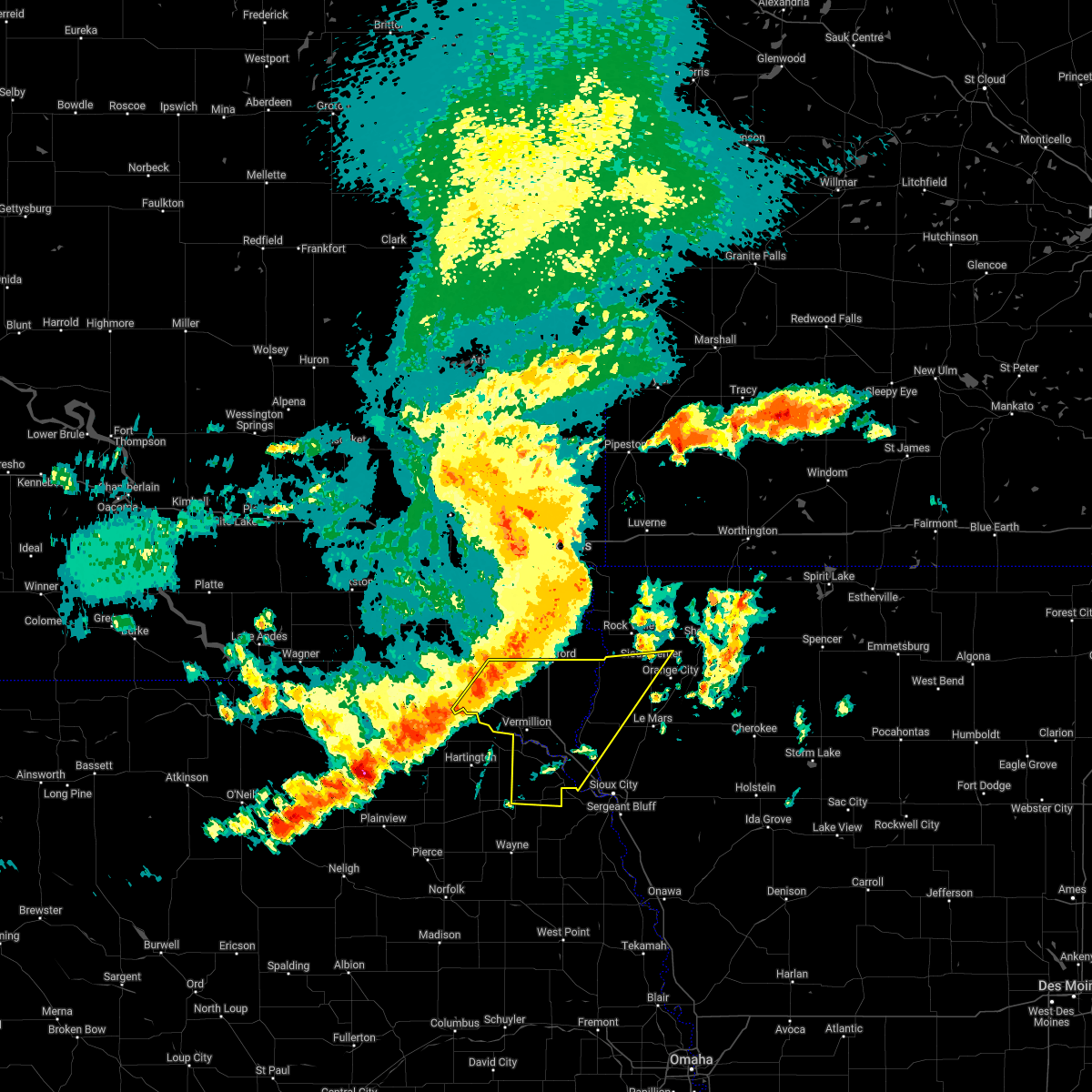 Interactive Hail Maps Hail Map for Wakonda, SD
