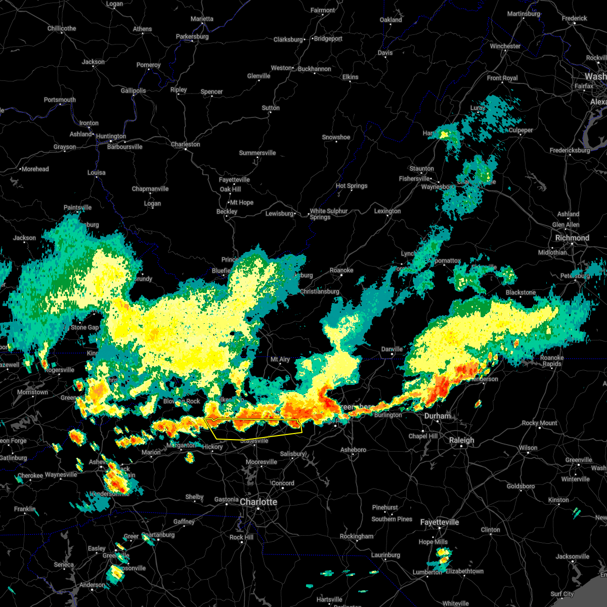 Interactive Hail Maps Hail Map for Taylorsville, NC