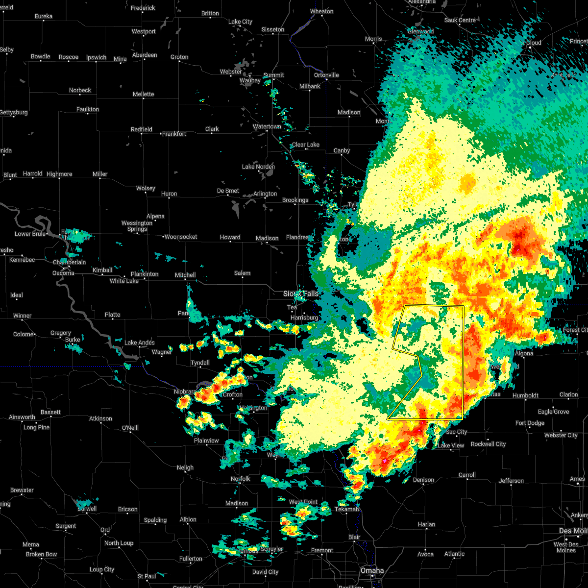 Interactive Hail Maps Hail Map for Lake Park, IA