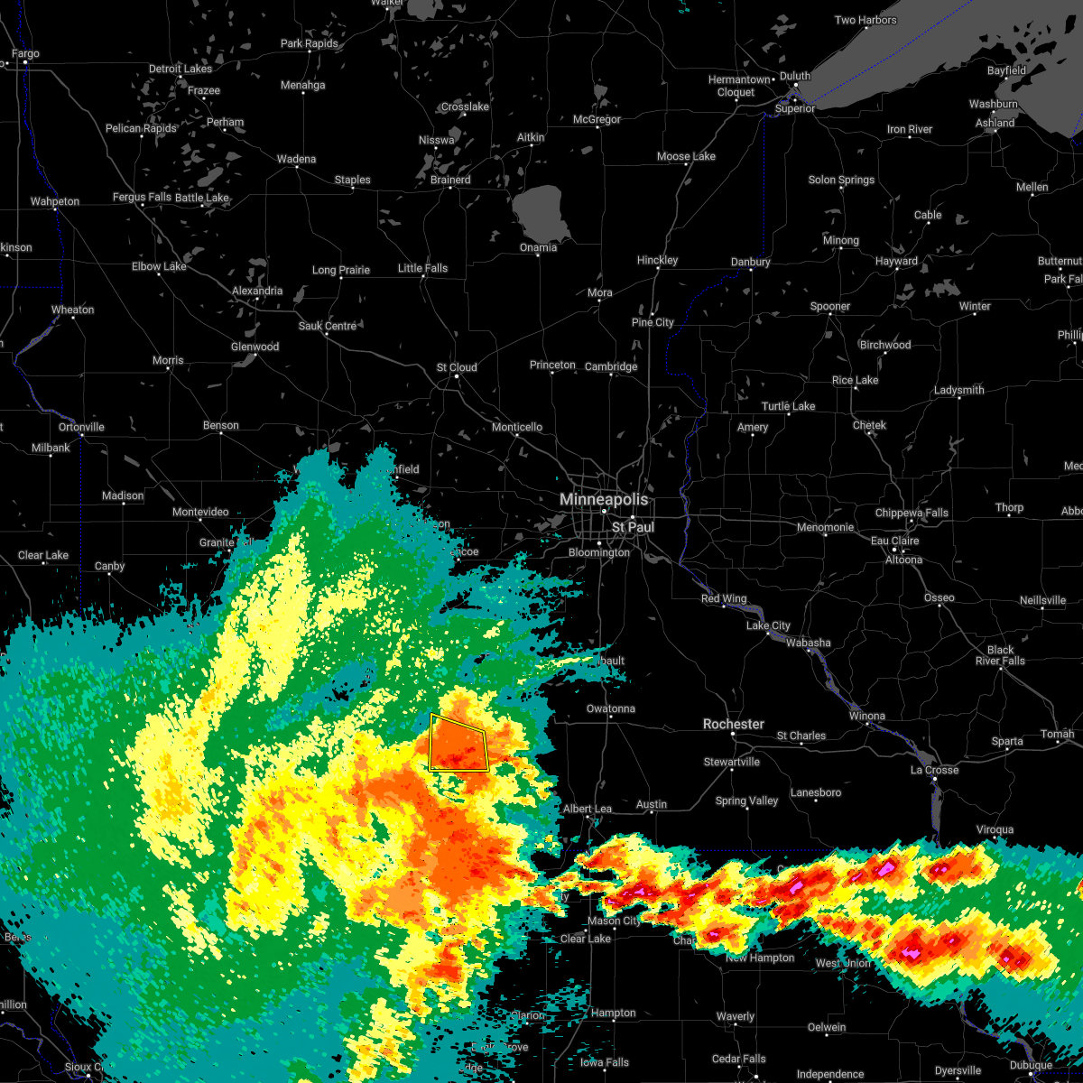 Interactive Hail Maps Hail Map for Good Thunder, MN