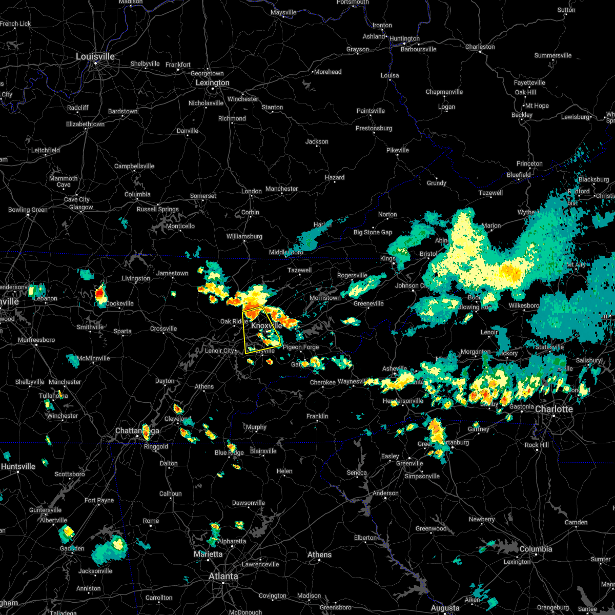 Hail Map for Knoxville, TN Interactive Hail Maps