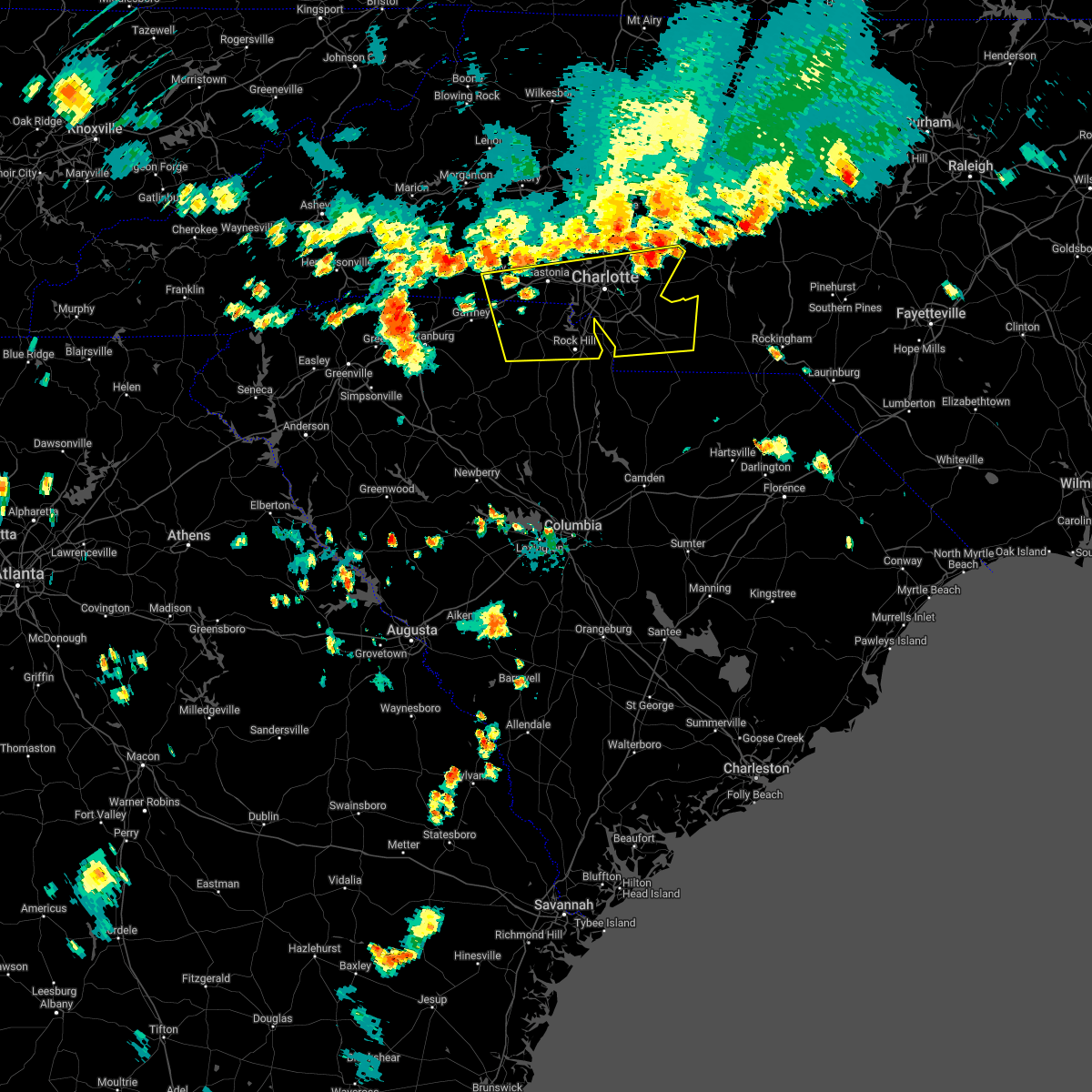 Interactive Hail Maps Hail Map for York, SC