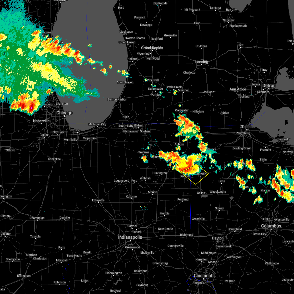 Interactive Hail Maps Hail Map for Haviland, OH