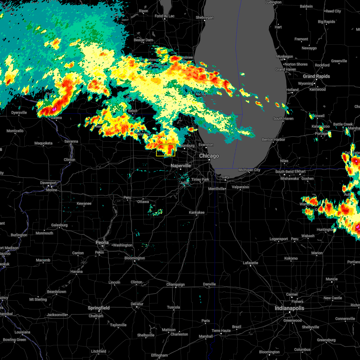 Interactive Hail Maps Hail Map for St. Charles, IL