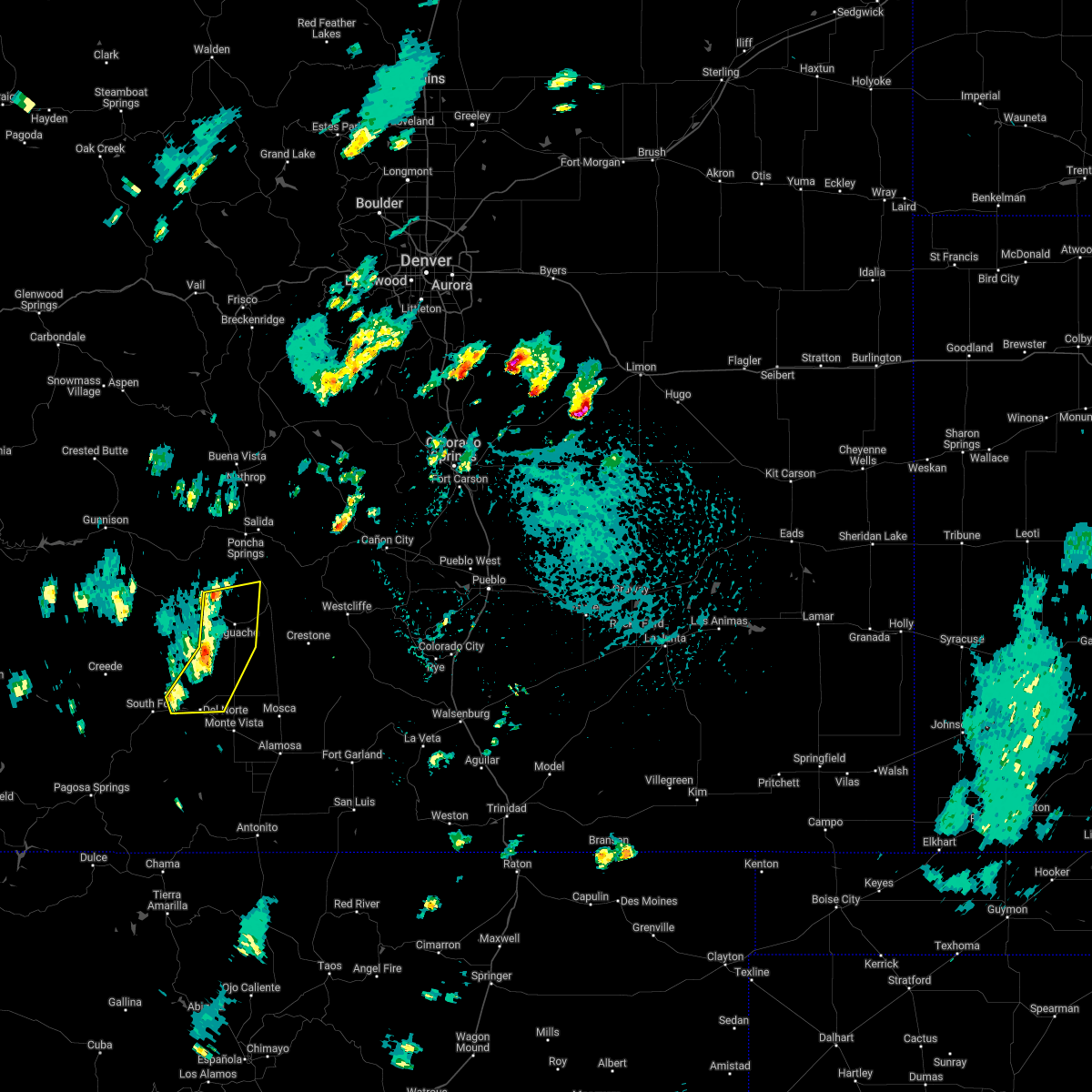 Interactive Hail Maps Hail Map for Del Norte, CO