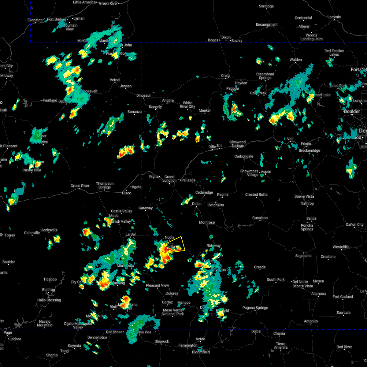Interactive Hail Maps Hail Map for Norwood, CO