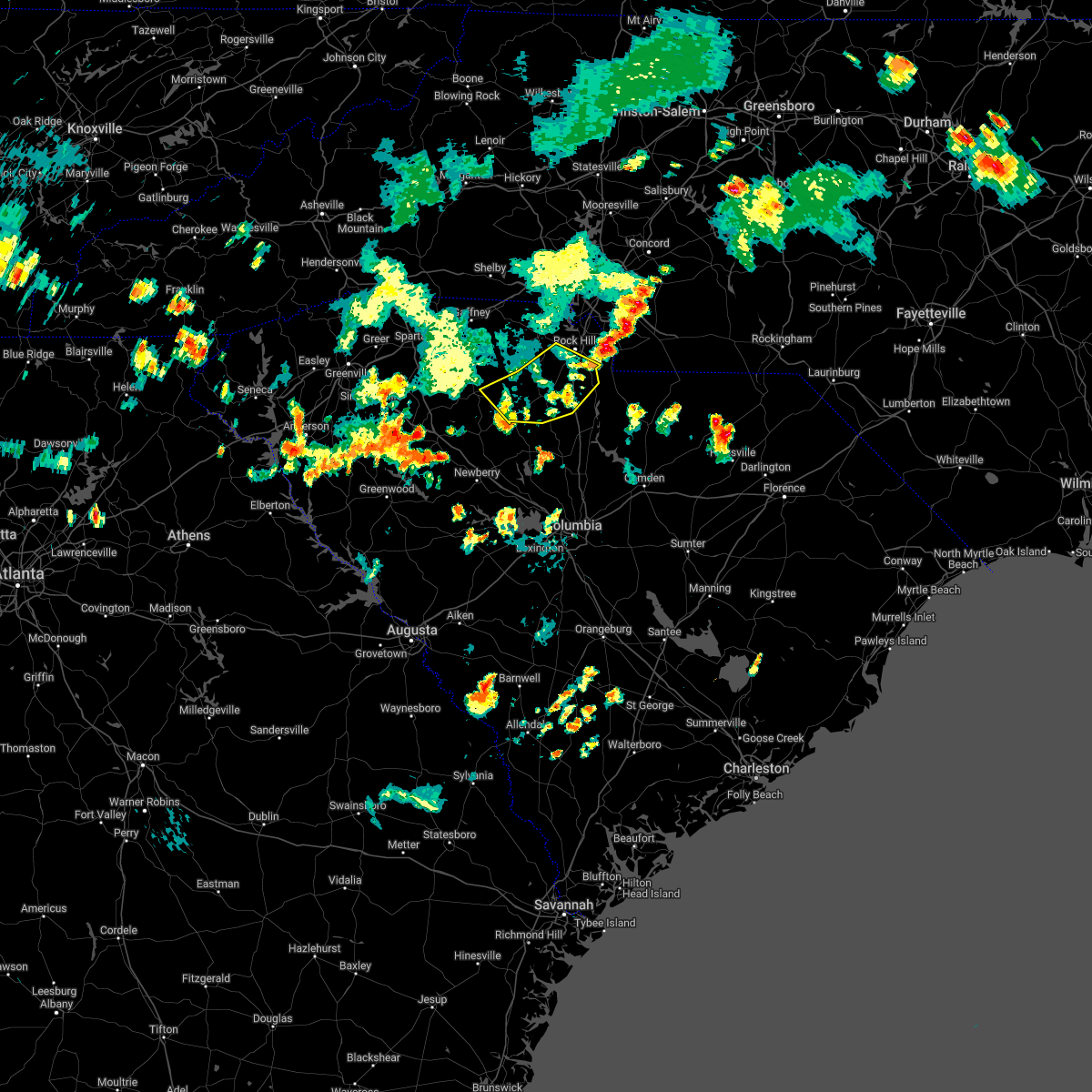 Interactive Hail Maps Hail Map for Richburg, SC
