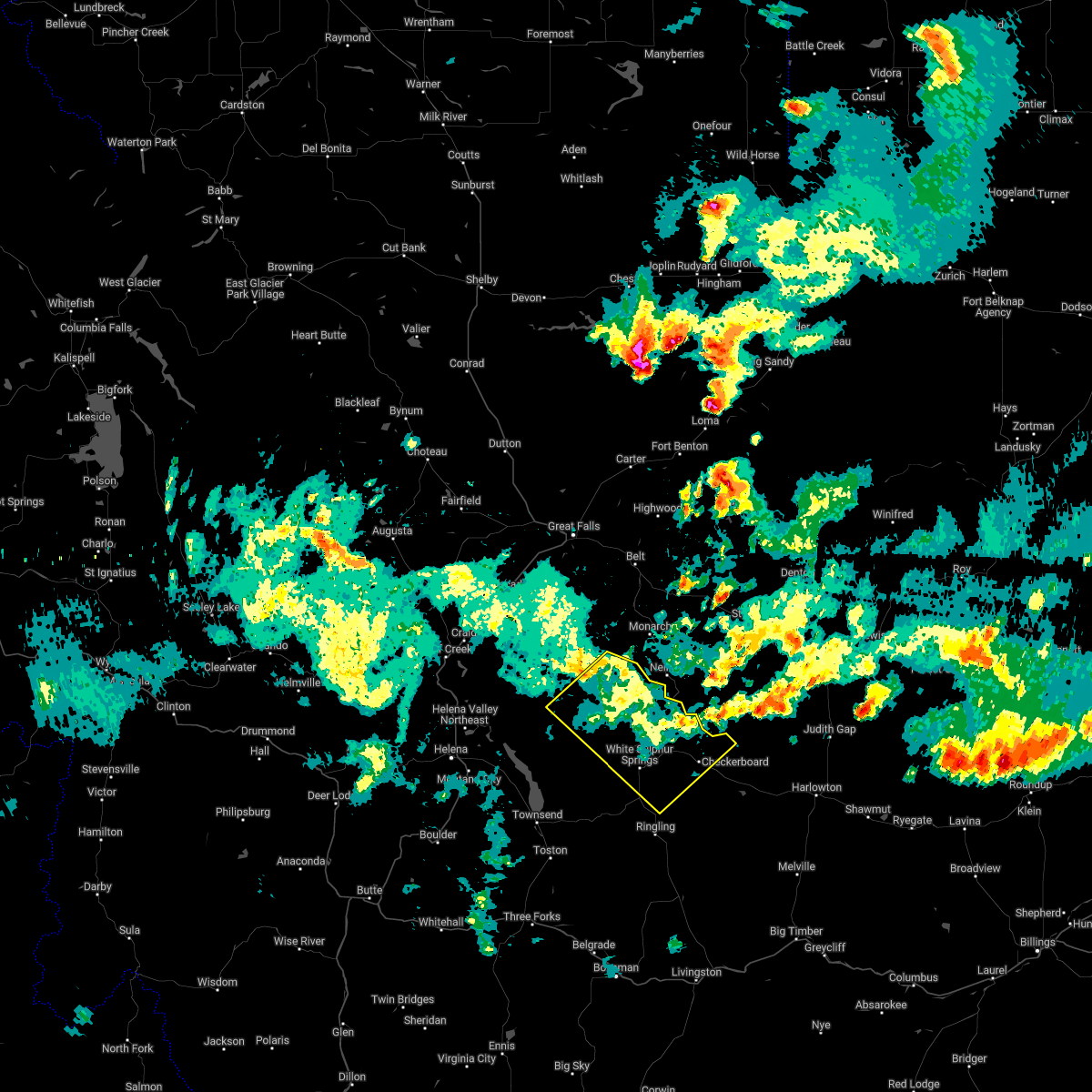 Interactive Hail Maps Hail Map for White Sulphur Springs, MT