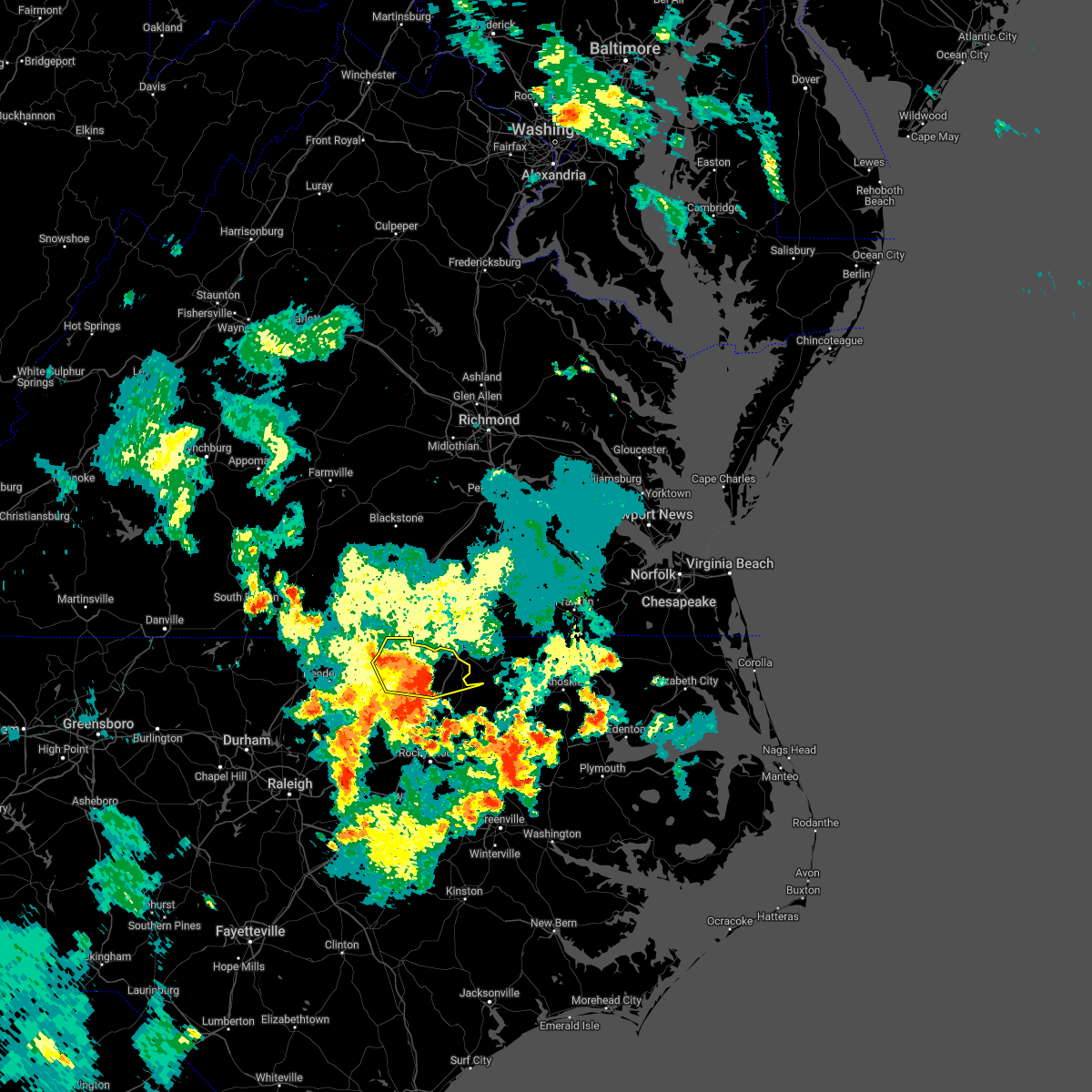 Interactive Hail Maps Hail Map for Littleton, NC