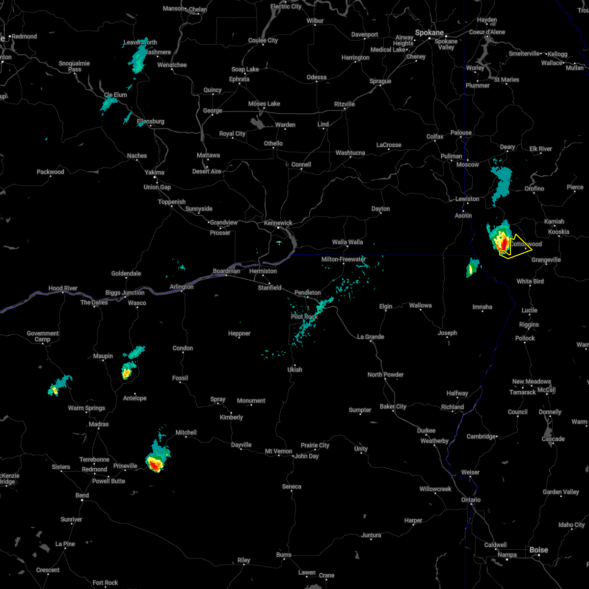 Interactive Hail Maps Hail Map for Cottonwood, ID