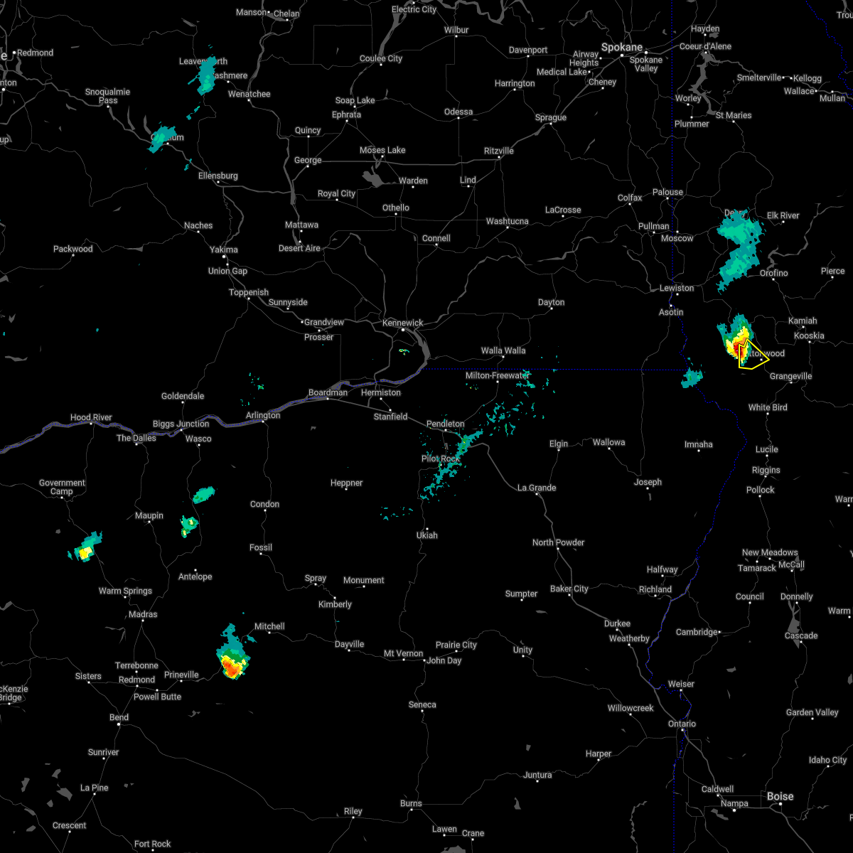 Interactive Hail Maps Hail Map for Cottonwood, ID