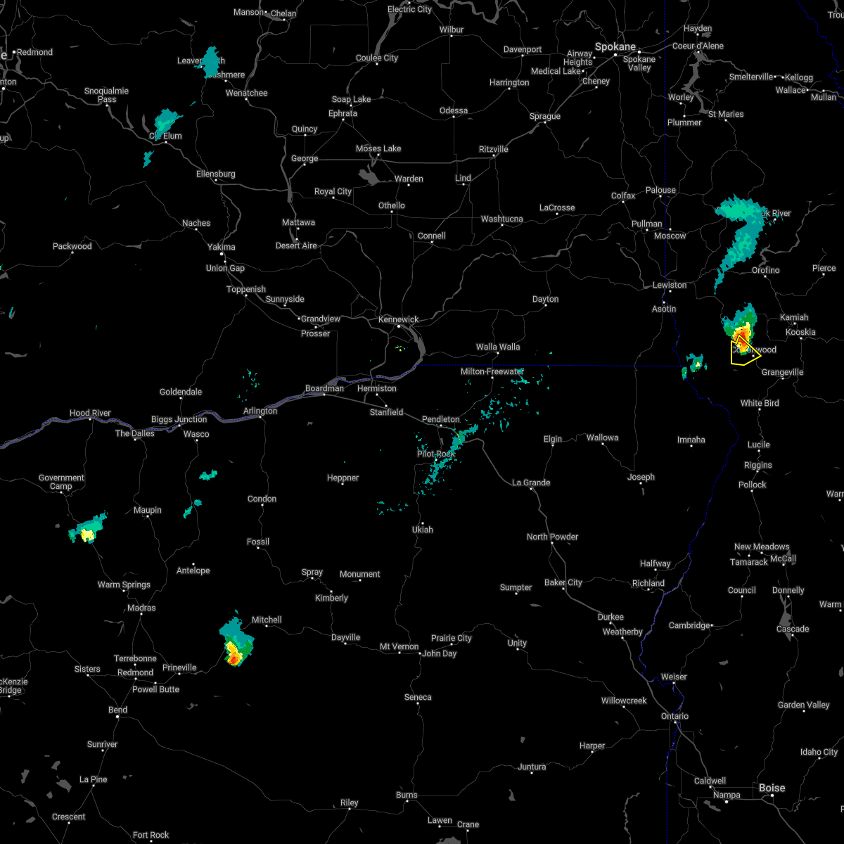 Interactive Hail Maps Hail Map for Cottonwood, ID