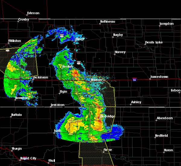 Interactive Hail Maps Hail Map for Bismarck, ND