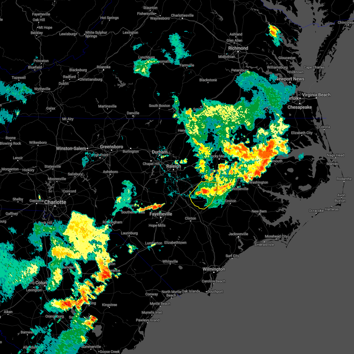 Interactive Hail Maps Hail Map for Kenly, NC