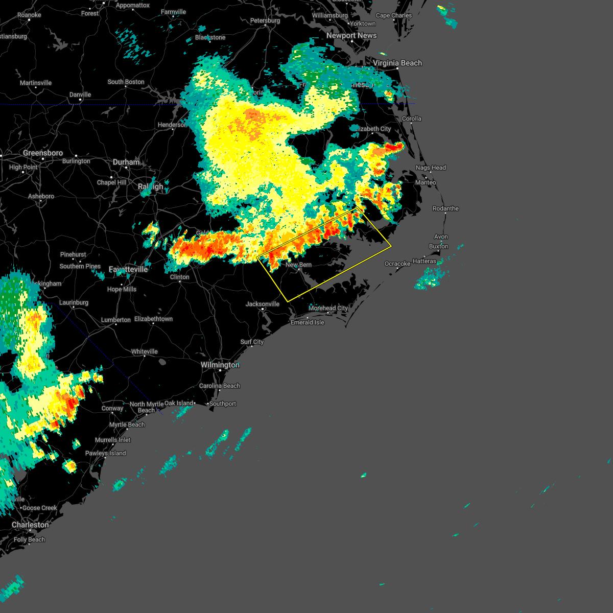 Interactive Hail Maps Hail Map for Oriental, NC