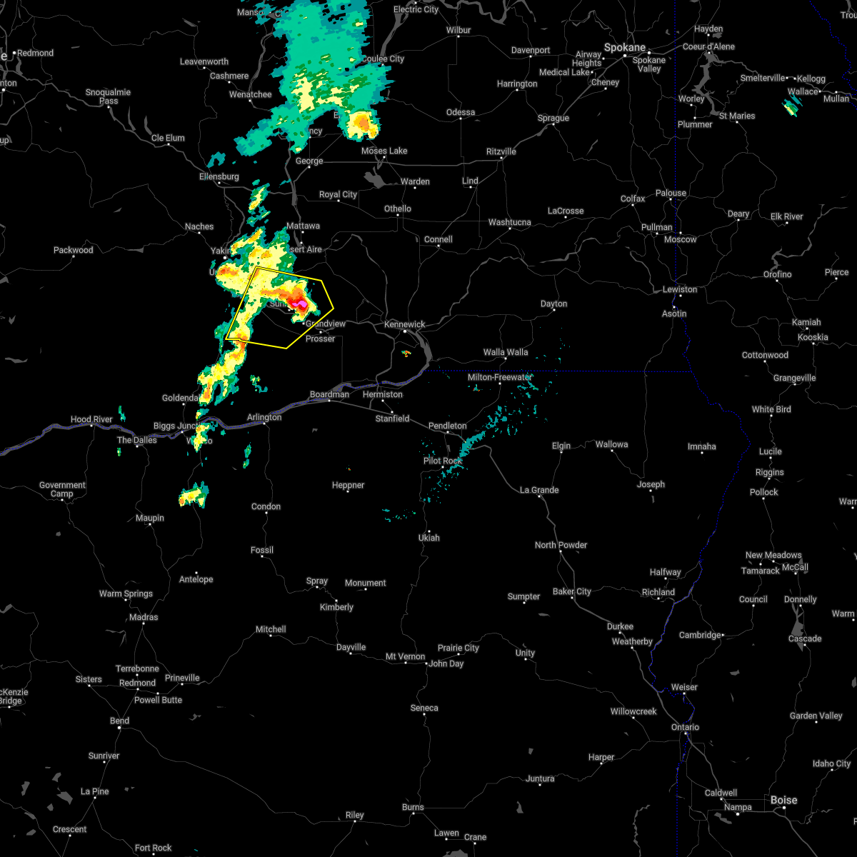 Interactive Hail Maps Hail Map for Grandview, WA