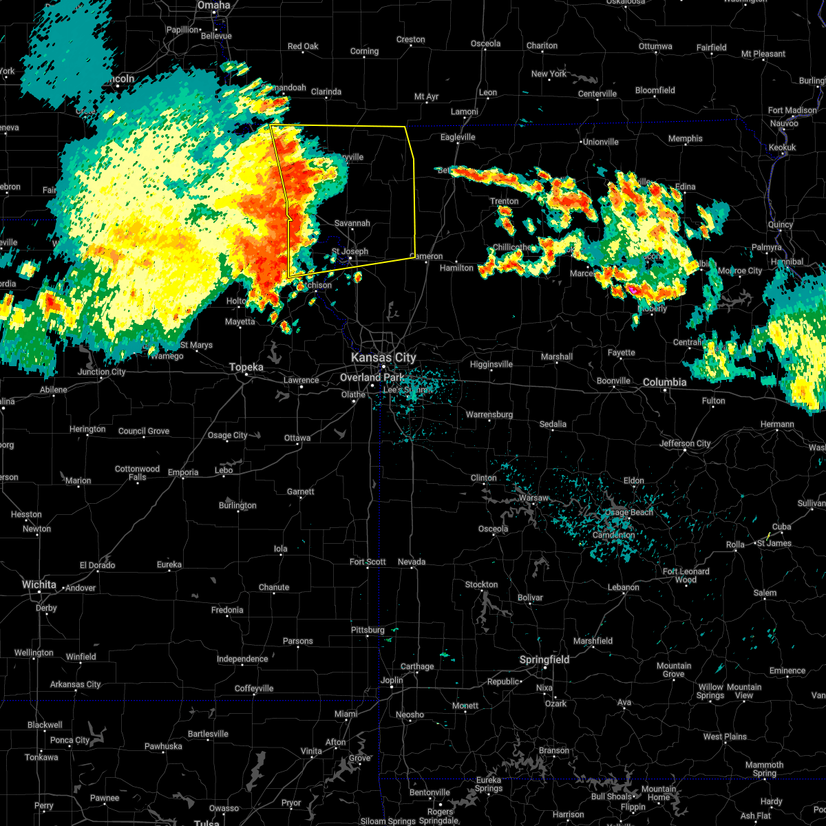 Interactive Hail Maps Hail Map for Stewartsville, MO