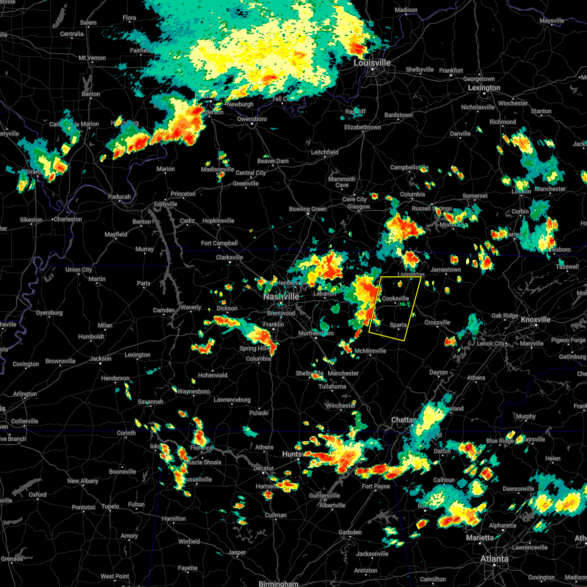 Interactive Hail Maps Hail Map for Gainesboro, TN