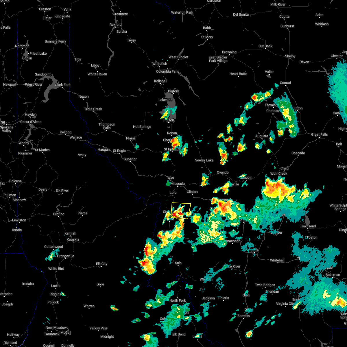 Interactive Hail Maps Hail Map for Stevensville, MT