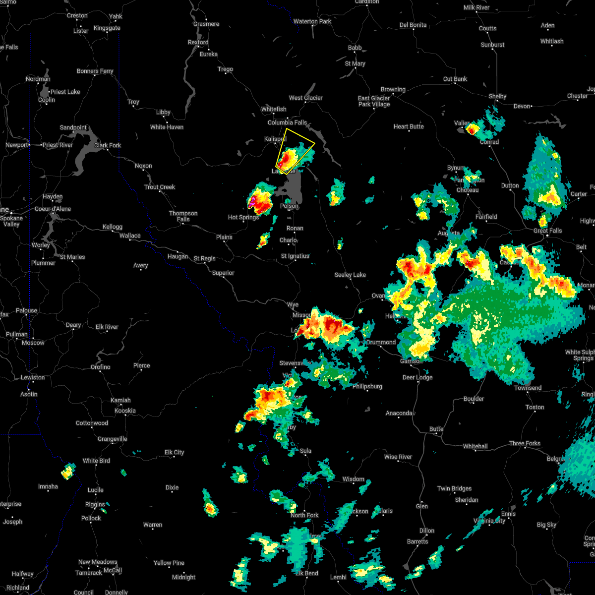 Interactive Hail Maps Hail Map for Bigfork, MT