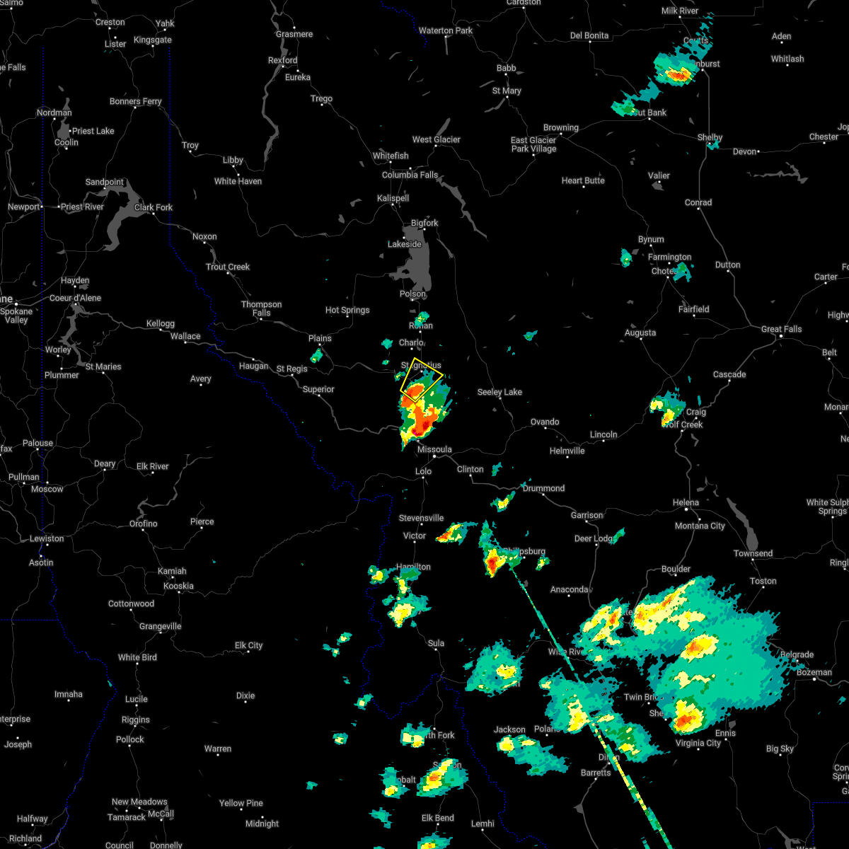 Interactive Hail Maps Hail Map for Arlee, MT