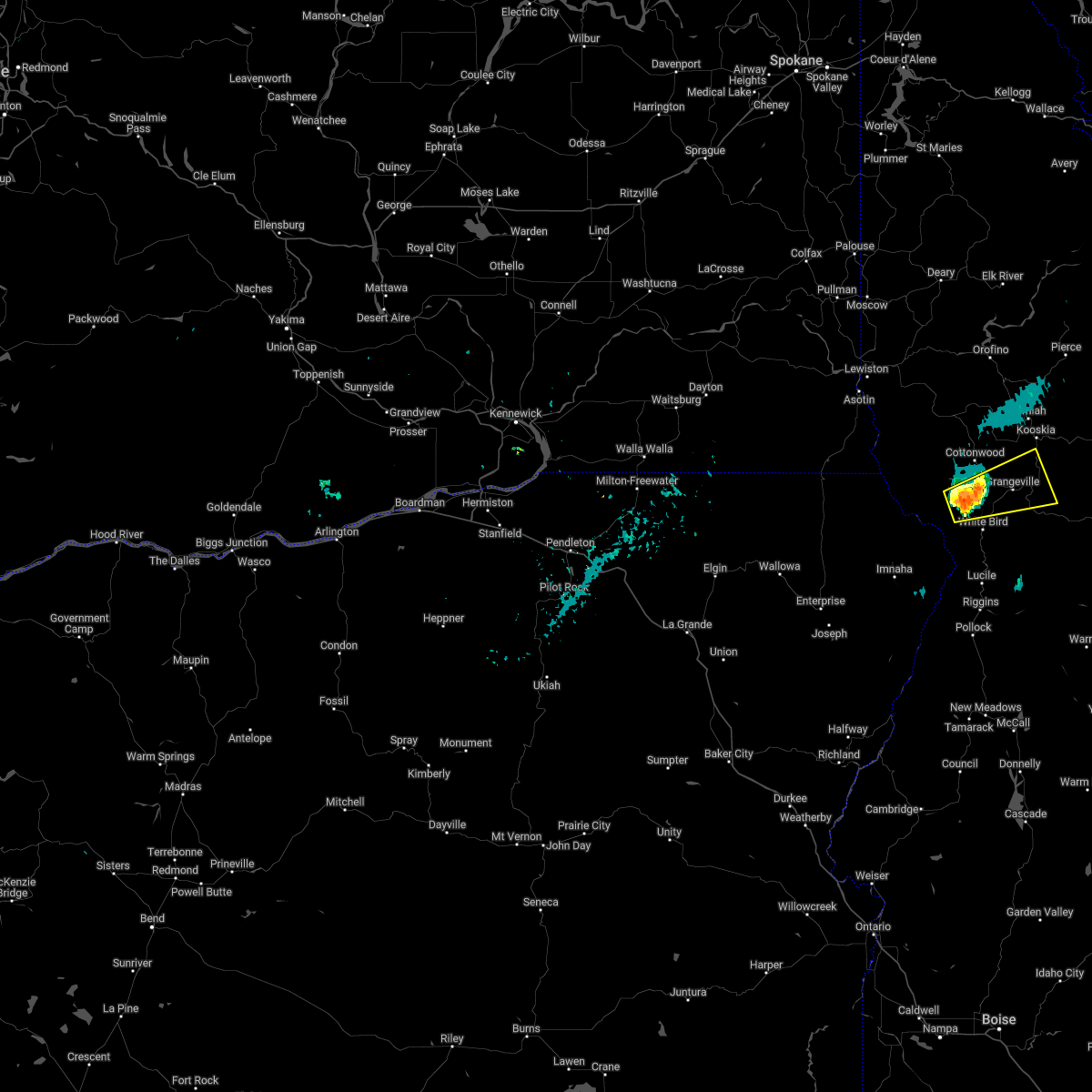 Interactive Hail Maps Hail Map for Grangeville, ID