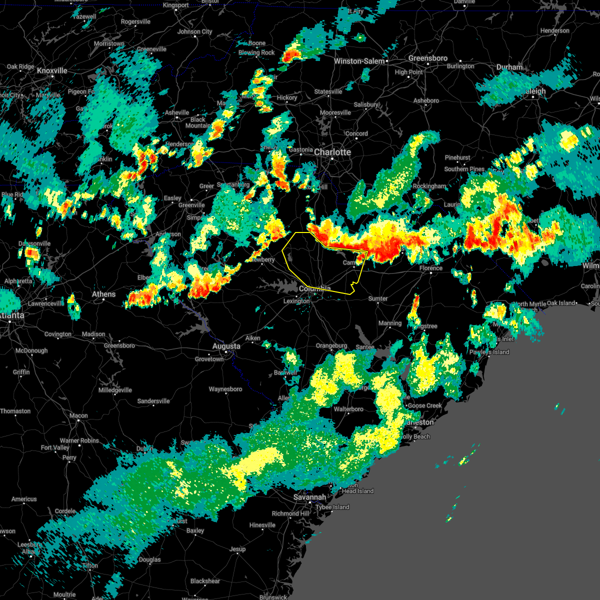 Interactive Hail Maps Hail Map for Blythewood, SC