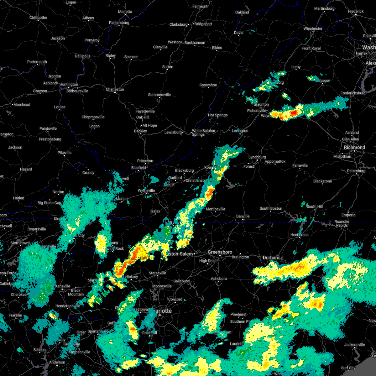 Interactive Hail Maps Hail Map for Moravian Falls, NC