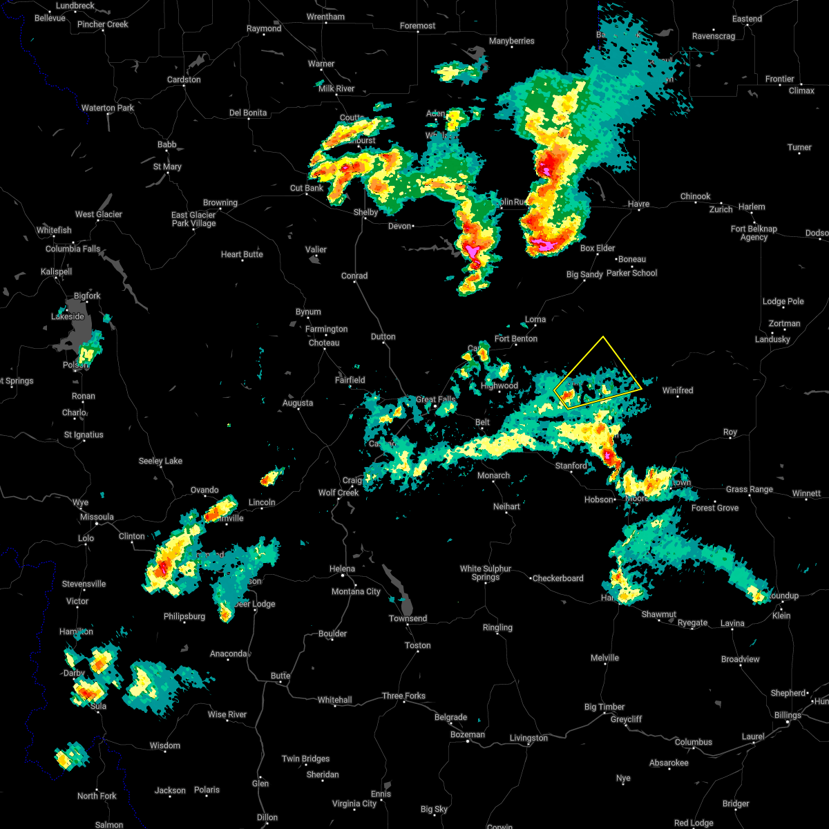 Interactive Hail Maps Hail Map for Geraldine, MT