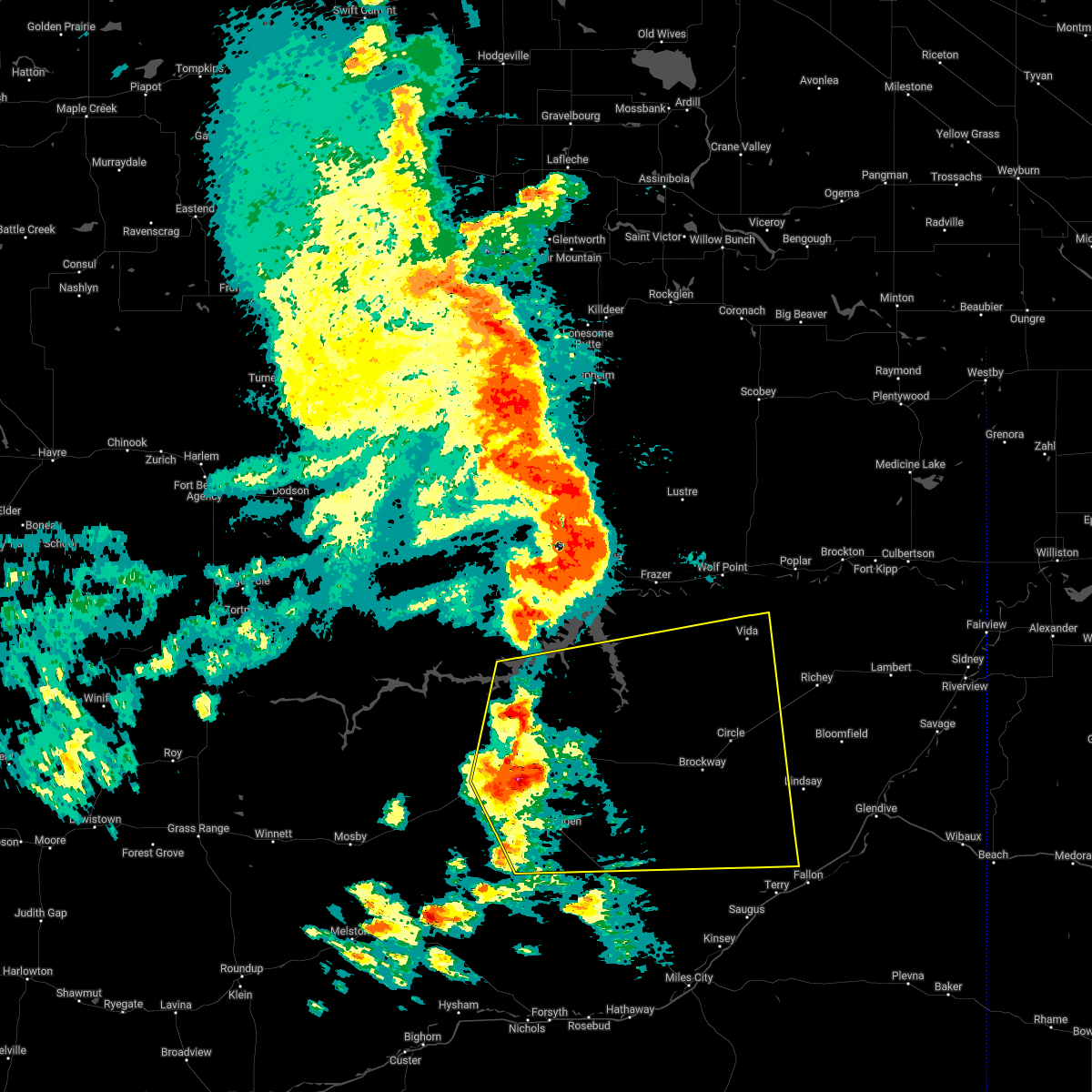 Interactive Hail Maps Hail Map for Jordan, MT
