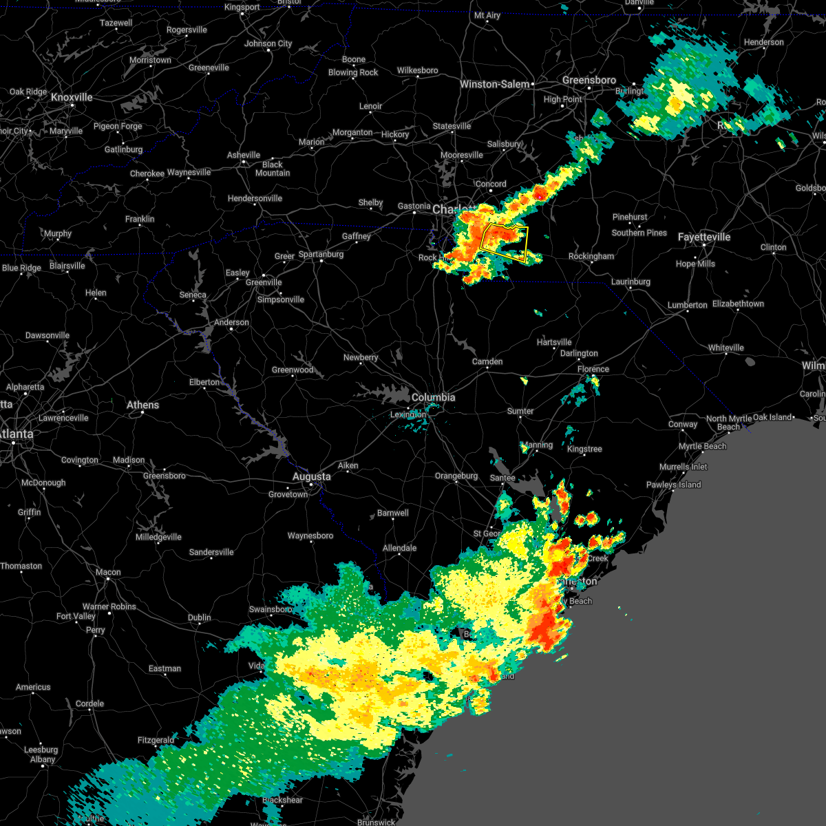 Interactive Hail Maps Hail Map for Wingate, NC