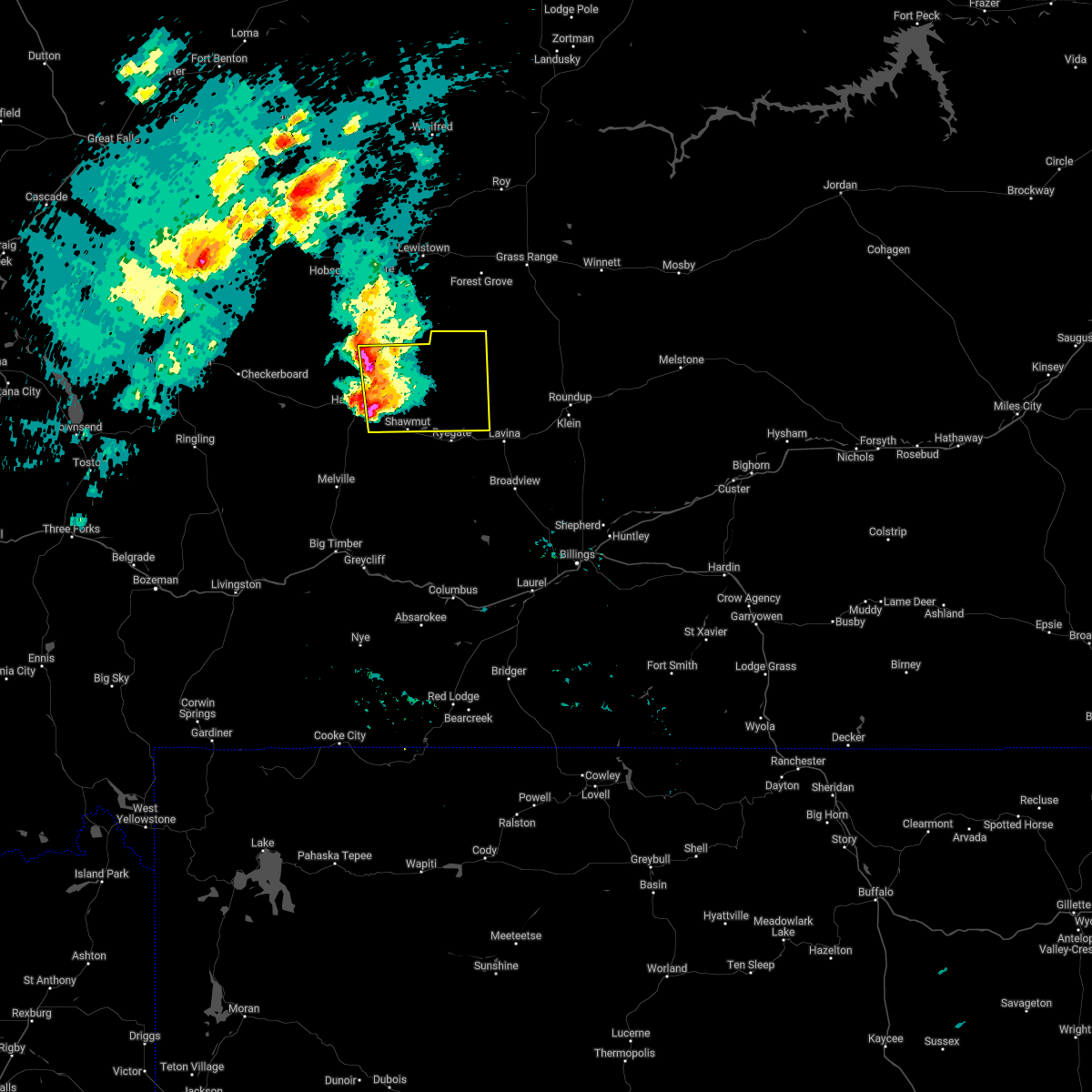 Interactive Hail Maps Hail Map for Judith Gap, MT