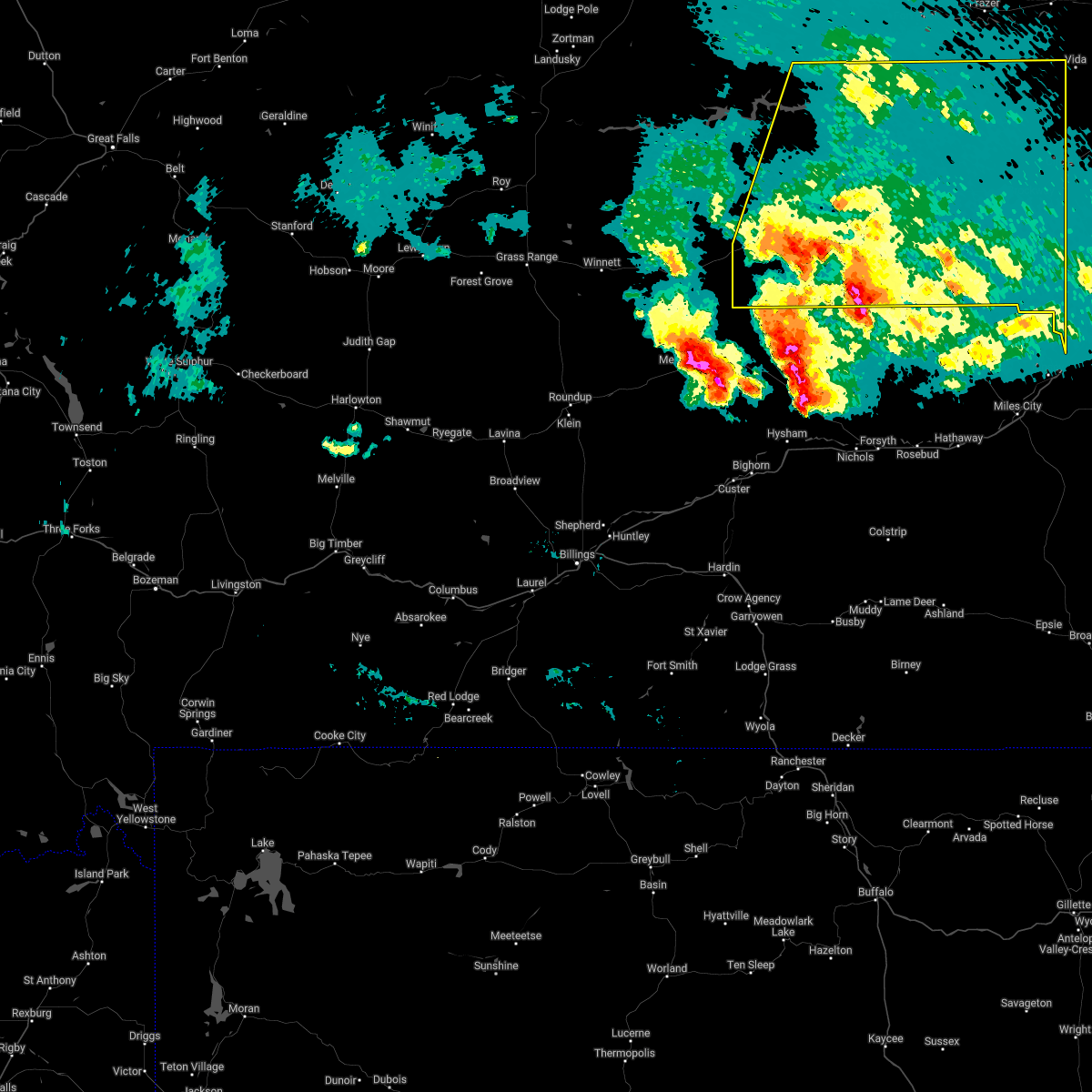 Interactive Hail Maps Hail Map for Jordan, MT