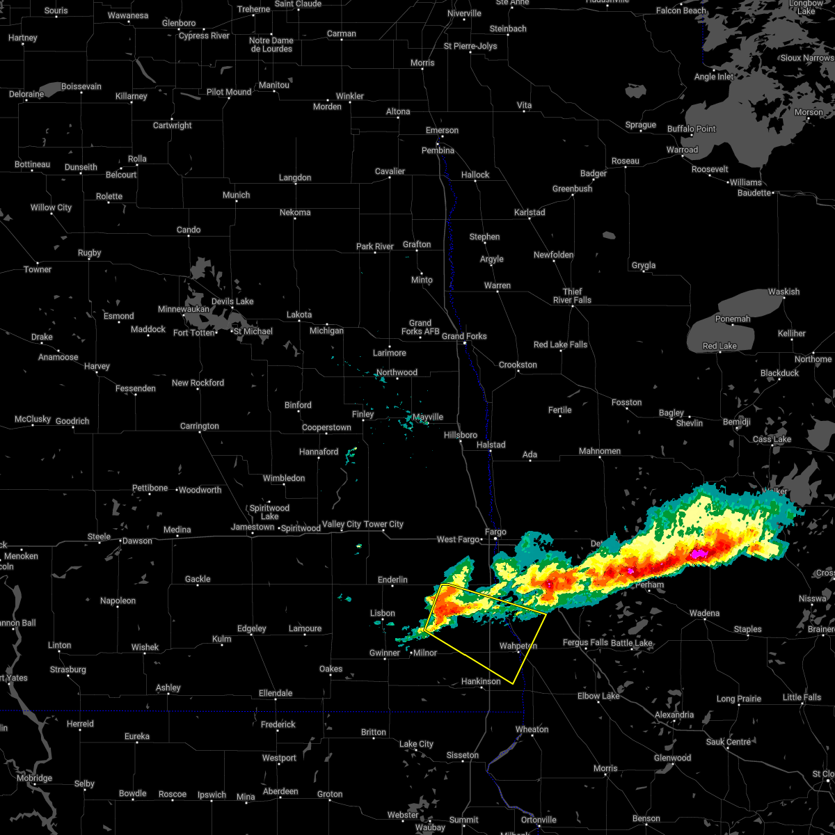 Interactive Hail Maps Hail Map for Wahpeton, ND