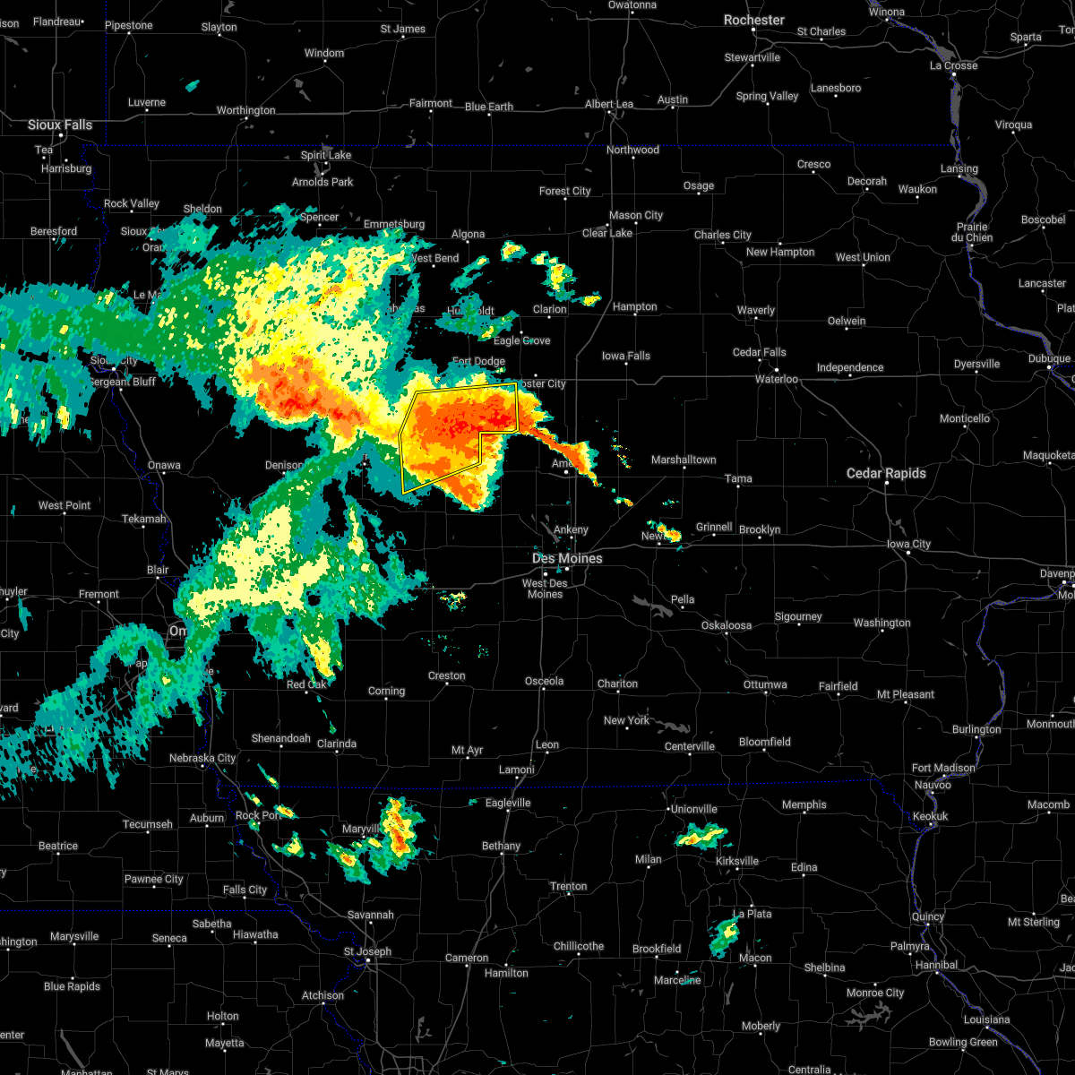 Interactive Hail Maps Hail Map for Jefferson, IA