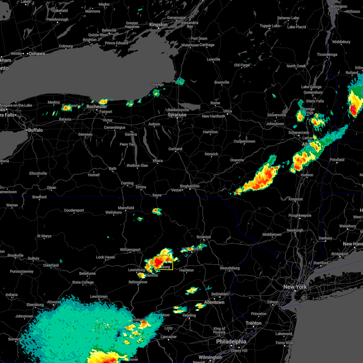 Interactive Hail Maps Hail Map for Bloomsburg, PA