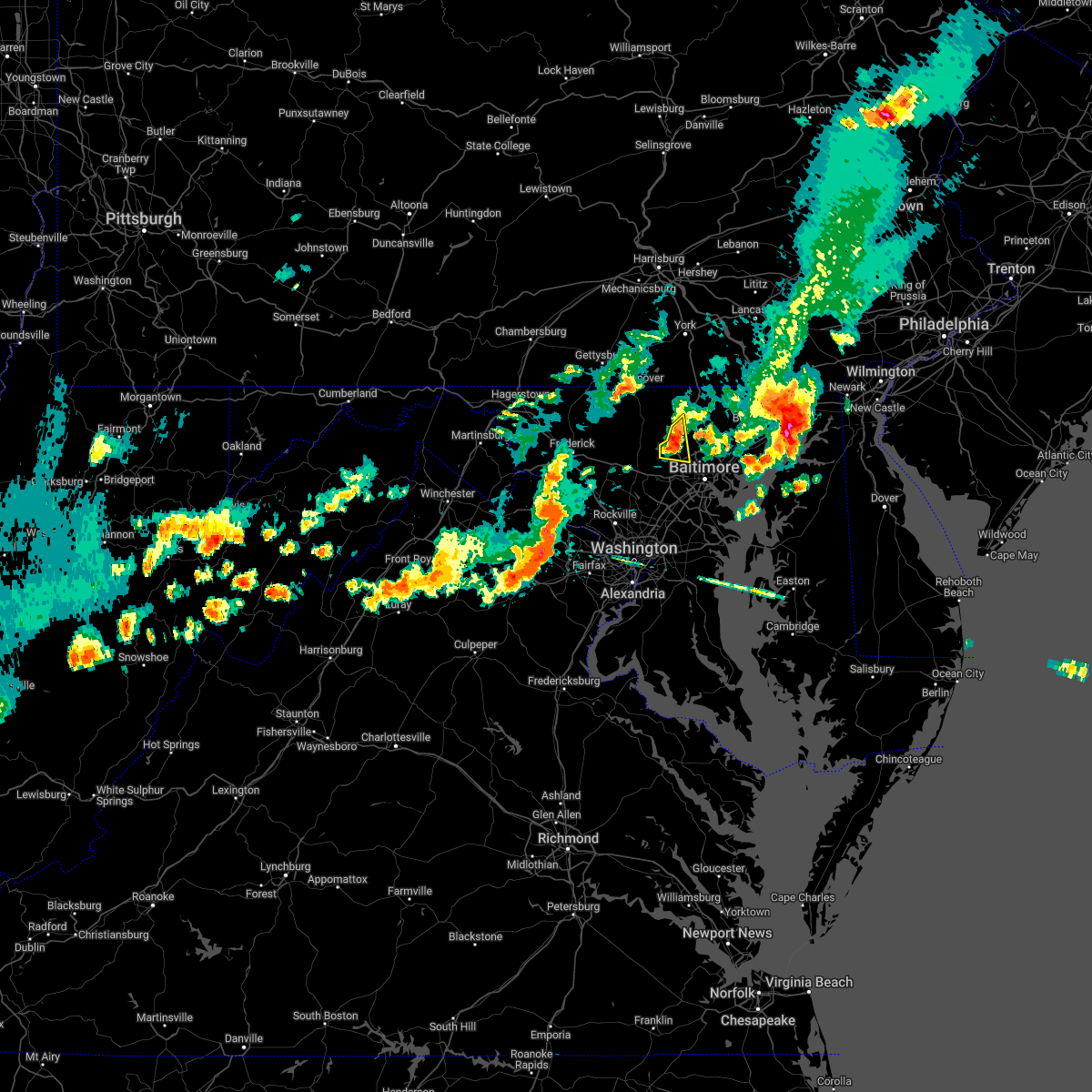 Interactive Hail Maps Hail Map for Baltimore, MD