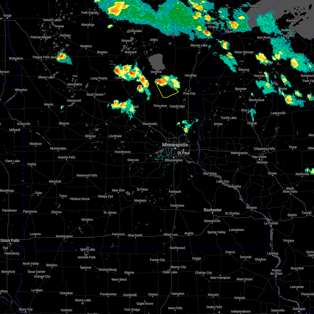 Interactive Hail Maps Hail Map for Mora, MN